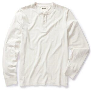 Taylor Stitch Henley, Vintage White, Small